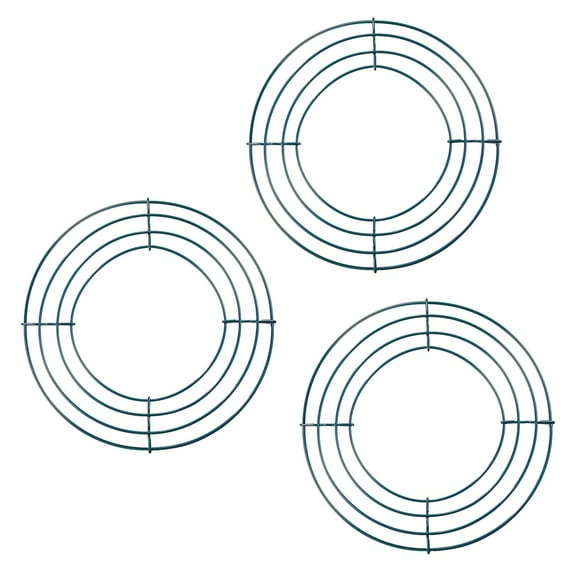 Clearance Wreath under $5,Round Metal Wreath 8 In Heart-Shaped Wire Frame Wedding Valentine's Day DIY