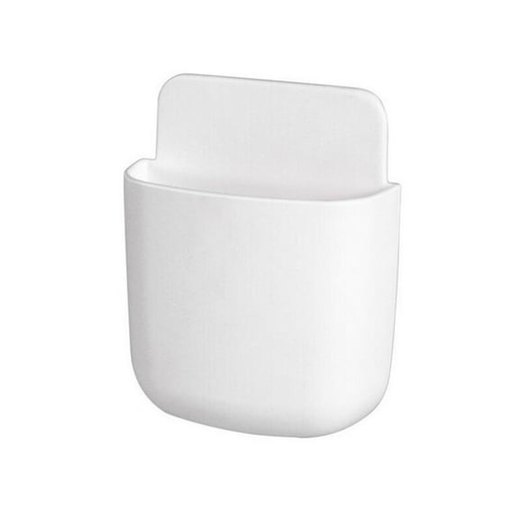 Clearance Writing Utensil Case, Tyeign Mobile Phone Charging Bracket Wall-Mounted Remote Control Storage Box Writing Utensil Storage Writing Utensil Organizer for Desk Writing Utensil Cup White