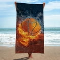thumbnail image 1 of Clearance!XEOVHV Microfiber Beach Towel Super Lightweight Colorful Bath Towel Sandproof Beach Blanket Multi-Purpose Towel For Travel Swimming Pool 30x60 Inch, 1 of 9