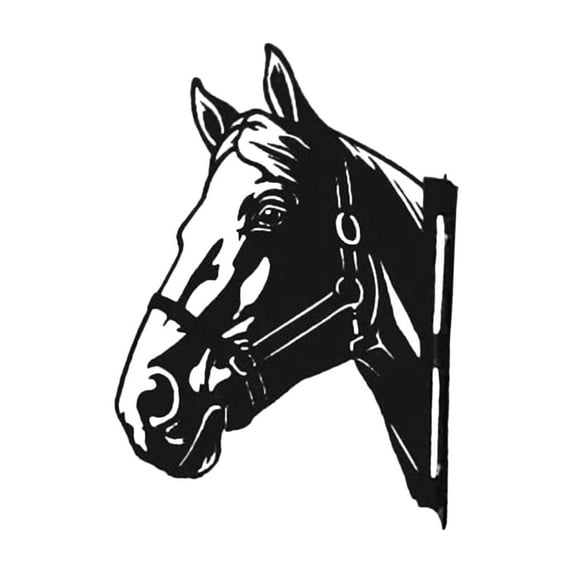 Clearance!XEOVHV Park Silhouette Donkey, eagle, horse, rooster, goat, squirrel Graphic Insert Decoration, Suitable for Outdoor Patio Corridor Decoration