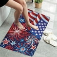 thumbnail image 1 of Clearance!XEOVHV Patriotic Door Mat, 4th of July flag fireworks Mat Non-Slip Independence Day Entrance Door Rugs for Indoor Outdoor Home Bathroom Decor, 16 x 24 Inch, 1 of 8