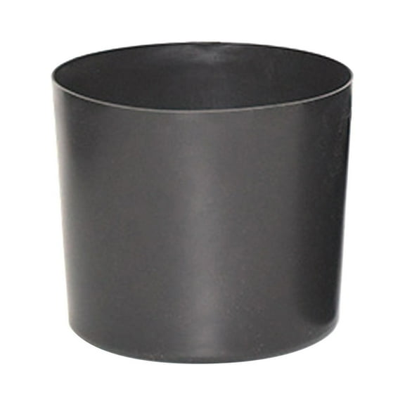(Clearance) XIANXIAN Black Flower Pots, Cylinder Plant Pots for Small Indoor Outdoor Plants, Plastic Planters with Drainage Holes and Saucers for Garden Succulent Nursery House Plants