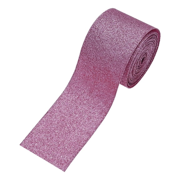 (Clearance) XIANXIAN Christmas Ribbon 4" Glitter Mesh Wired Ribbon for Christmas Tree Copper Diamond Honeycomb Ribbon for Gift Wrapping,Crafts,Wreath Supplies,Garland,Tree Topper Bows (30 Feet)