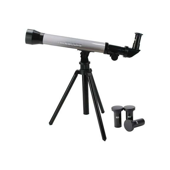(Clearance) XIANXIAN Kids Astronomical Telescope, Astronomical Landscape Telescope with Tripod, 2 Magnification Eyepieces,Early Science Educational Toys for 7+ Years Old