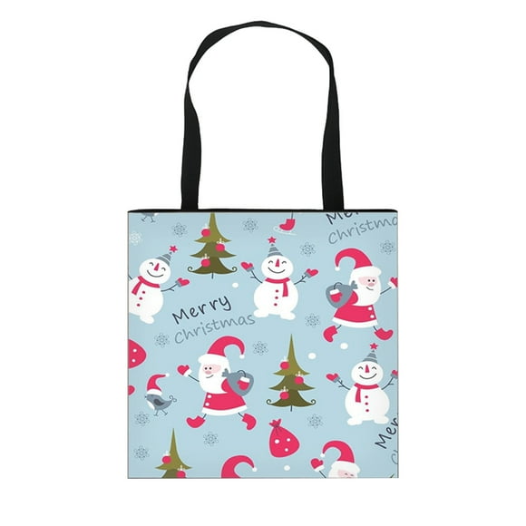 (Clearance) XIANXIAN Ladies Christmas Handbag Single Shoulder Bag Christmas Perfect for Work Travel Business Beach Large Satchel Handbag Tote Bags Purses Work Bag Ladies Weekend Shopping Bag