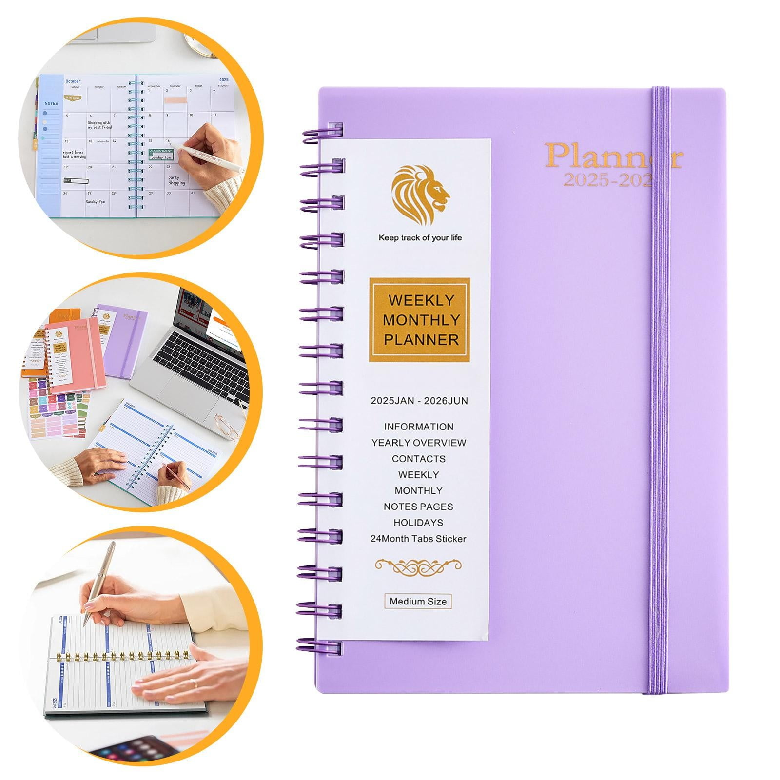 Clearance!Xeede Daily Planner 20252026, Weekly and Monthly Planner