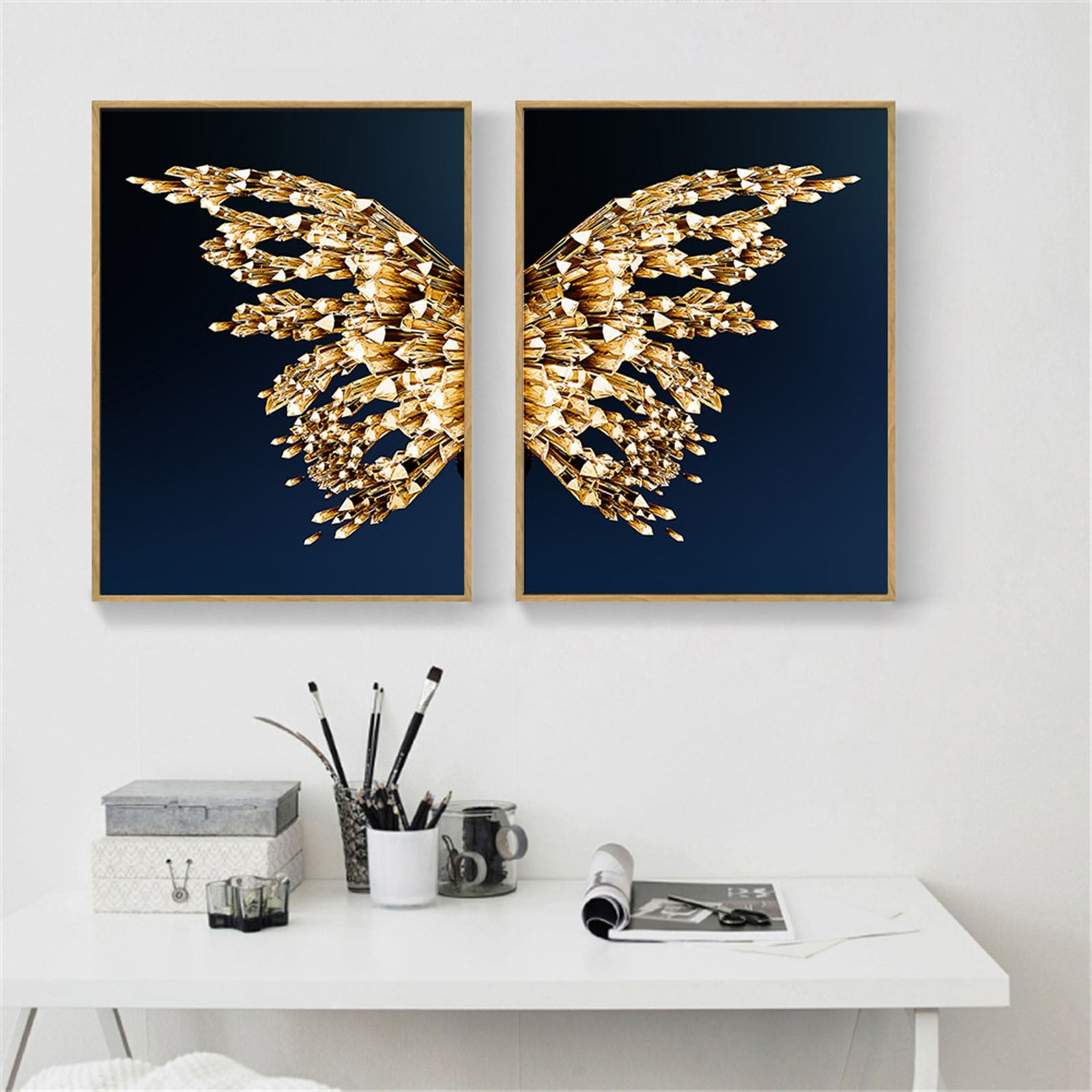 Clearance!Xeedi Room Decor, Living Room Decor, 2Pcs Abstract Wall Art