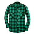 thumbnail image 1 of Clearance Xuniizn Flannel Shirt for Men Fashion Casual Flannel Button Down Flannel Shirts Long Sleeve Plaid Printed Casual Comfy Flannel with Pockets, Gifts for Men, 1 of 3