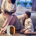 Clearance YFKFYTG Mini Space Heater,1200W Ceramic Fan Heater, 3 Seconds