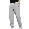 thumbnail image 1 of Clearance YLSDY Mens Sweatpants with Pockets Elastic Bottom Athletic Pants Training Track Pants Joggers for Men Soccer Running Workout Gray XXXXL, 1 of 9