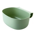 thumbnail image 1 of Clearance YOHOME Plastic Caet Door Hanging Trash Can Waste Garbage Basket Kitchen Tool Green, 1 of 1