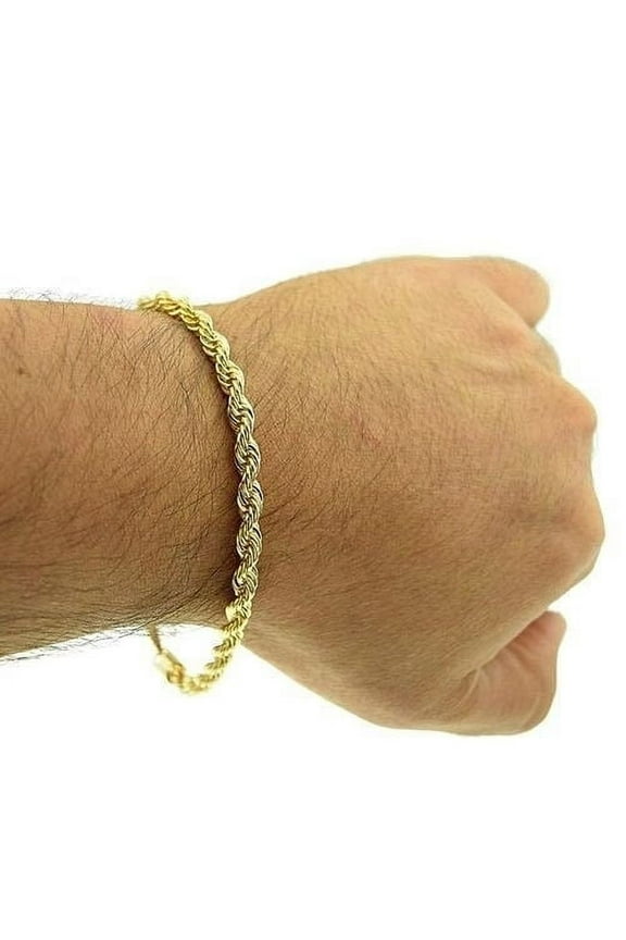 14k Gold Filled Rope Bracelet 8 Gold Plated Necklace