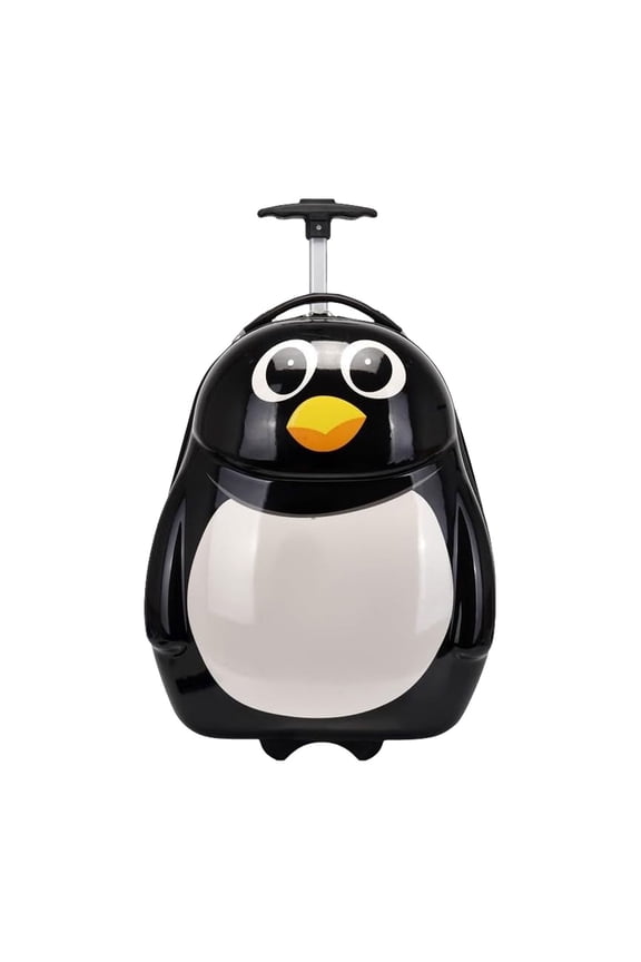 Clearance YYbomd 16 Inch Children's Trolley Case Cartoon Animatio N Baby Suitcase Large Capacity Single Pole Cabin Case Storage Box