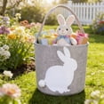 thumbnail image 1 of Clearance! YZEGDCH Large Easter Basket Easter Bunny Bags Easter Decorations Storage Organizer Decorations Gift for Gi*rls Bo*ys, 1 of 6