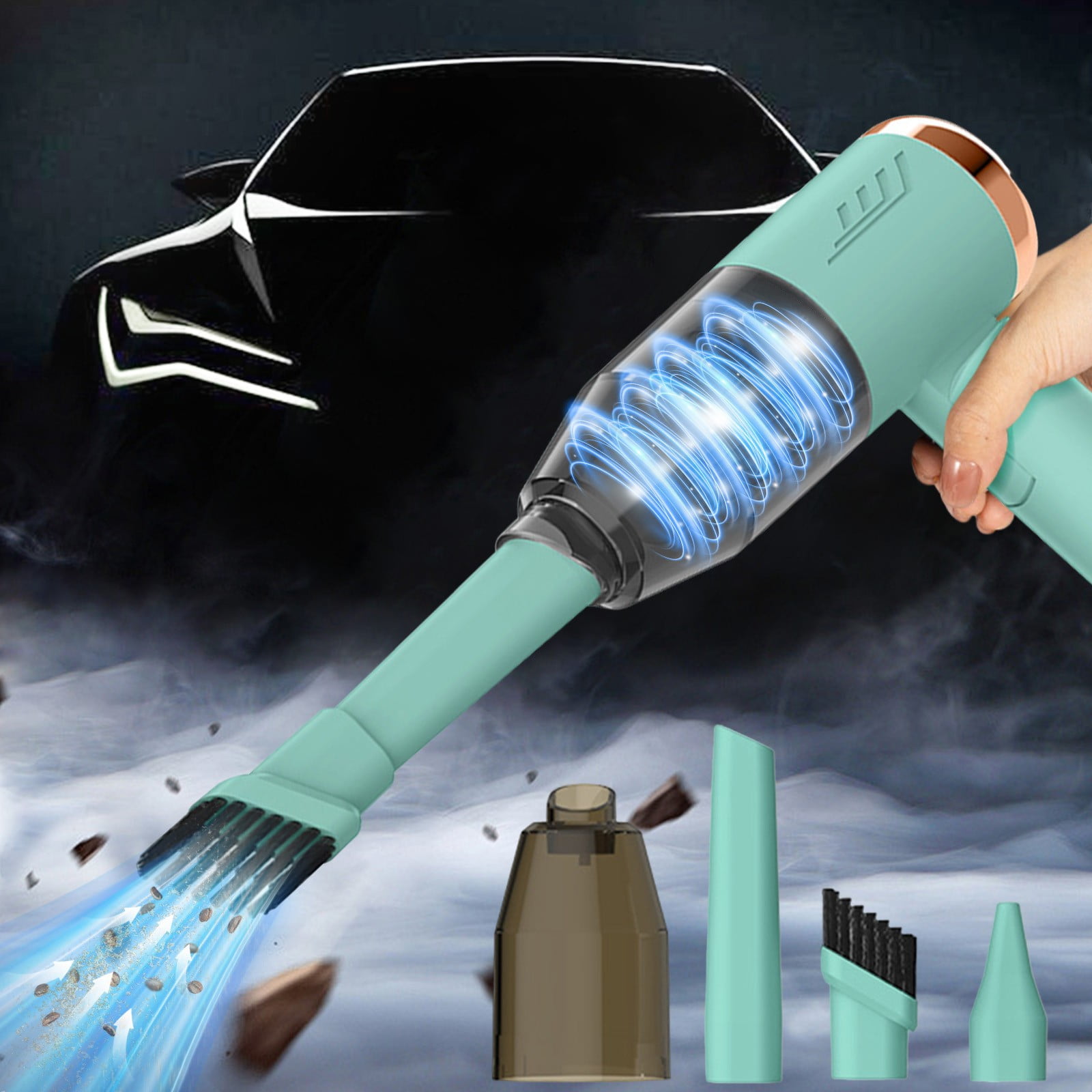 Clearance! YZEGDCH Powerful Stick Vacuum Corded Vacuum Cleaners for Home Use Lightweight Handheld Vacuum for Pet Hair, Hard Floor, Carpet