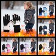 thumbnail image 1 of Toddler Waterproof Bunny Fleece Lined Snow Mittens for Boys Girls Kids Winter Gloves Warm Ski Mittens, Christmas Gifts for Kids Teen Age 3+(Black), 1 of 10
