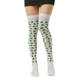 thumbnail image 1 of Clearance! Yajing Mens Socks Women Girls Fashion Irish St. Festive Stripe Middle Tube Socks Stockings One Size Multi-Color, 1 of 4