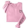thumbnail image 1 of Clothing 2025 Yajing Oversized Sweatshirt for Women Sweatshirt for Women Sweatshirts for Women Has My Back Sweatshirt Inspirational Pullover Graphic Tops L Pink, 1 of 4