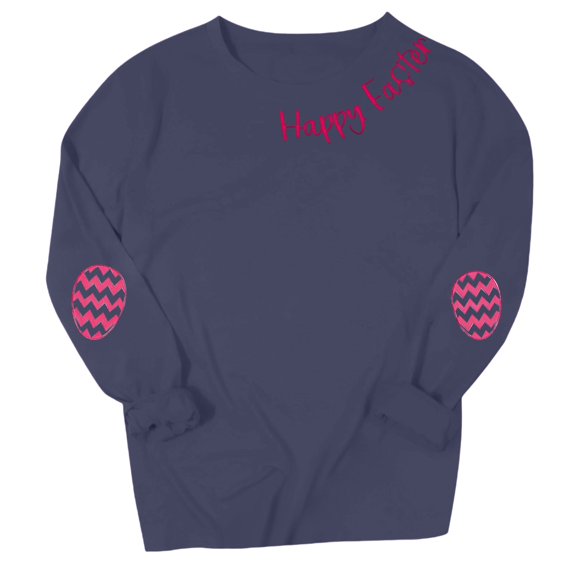 Clothing! Yajing Oversized Sweatshirt for Women Sweatshirt for Women Happly Easter Sweat Shirts for Easter Eggs Graphic Loose Fit Crew Neck Xxl Blue