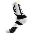 thumbnail image 1 of Yajing Wool Socks for Women One Size White Basketball Socks Cushioned Athletic Sports Crew Socks for Men & Women, 1 of 3