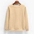 thumbnail image 1 of Clothing 2025 Yajing Sweatshirt for Women Pullover Plain Versatile Without Hood Basic Tops Casual Crew Neck Jumper Shirt Tops for Oversized Sweatshirt for Women Multi-Color L, 1 of 5