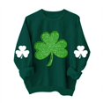 thumbnail image 1 of Clothing! Yajing Sweatshirt for Women St Patricks Day Shirt Women Lucky Shamrock St Patrick Sweatshirts Crewneck Oversized Long Sleeve Shirts L Green, 1 of 5