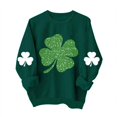 thumbnail image 1 of Clothing! Yajing Sweatshirt for Women St Patricks Day Shirt Women Lucky Shamrock St Patrick Sweatshirts Crewneck Oversized Long Sleeve Shirts Xl Green, 1 of 6