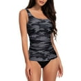 thumbnail image 1 of Clearance! Yajing Womens Plus Size Swimwear Tankini Tops for Swimwear Top Tummy Bathing Suit Top No Bottom L Green, 1 of 4