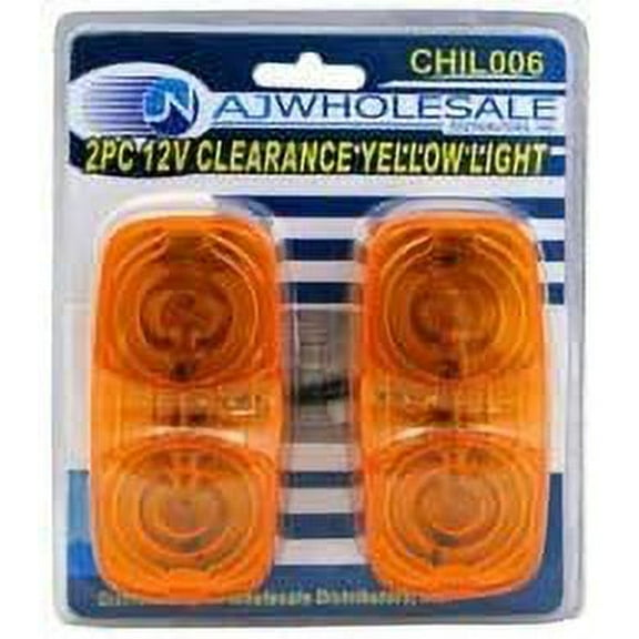 Clearance Yellow Light 12V Truck Trailer Attachment Side Markers