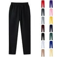 thumbnail image 1 of Yieetim Dark Gray Casual Pants for Men Solid Color Gym Workout Sweat Trousers Spring And Summer Drawstring Elastic Waist Breathable Comfortable Long Pants S, 1 of 4