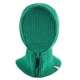 thumbnail image 1 of Clearance! Yigetop Hats for Women Winter Hat Windbreak Hood Hood Knit Wool Hat Bib Hood Windbreak Head Hat Rafah Hat Green, One Size, 1 of 5