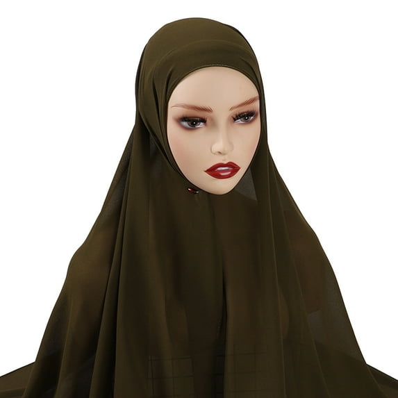 Clearance! Yigetop Scarves Women's Soft Chiffon Long Scarf Shawl Fashion Muslim Hijab Wrap Hijab L, One Size