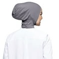 thumbnail image 1 of Clearance! Yigetop Women's Headscarf Women Casual Solid Color Elastic Cap High Stretch Womens Muslim Bib Hijab Dark Gray, One Size, 1 of 4