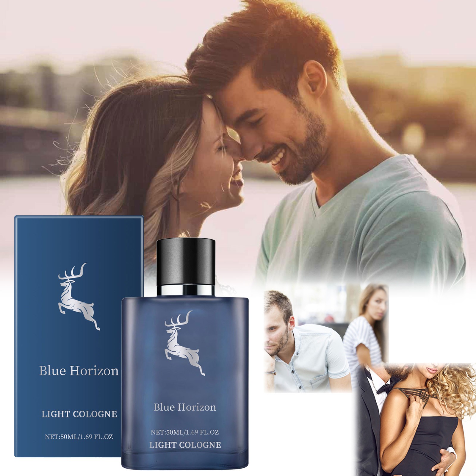 Clearance Yiqing Fragrance Light Blue For MEN Eau De Toilet Spray Pour