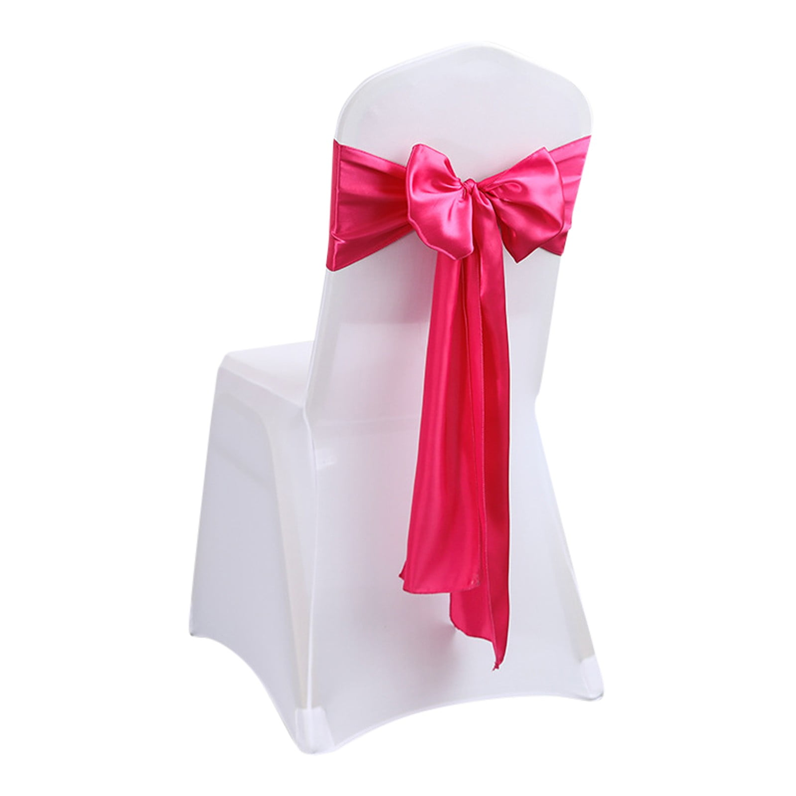 Clearance! Yiteos Chair Cover Back Flower Bow Ribbon Chair Back Flower