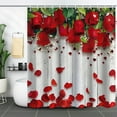 Clearance!Ymkly Bathroom Decorations,Valentine's Day Shower Curtains