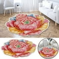 Clearance!Ymkly Rug,Heat Transfer 3D Shaped Flower Floor Mat Sofa