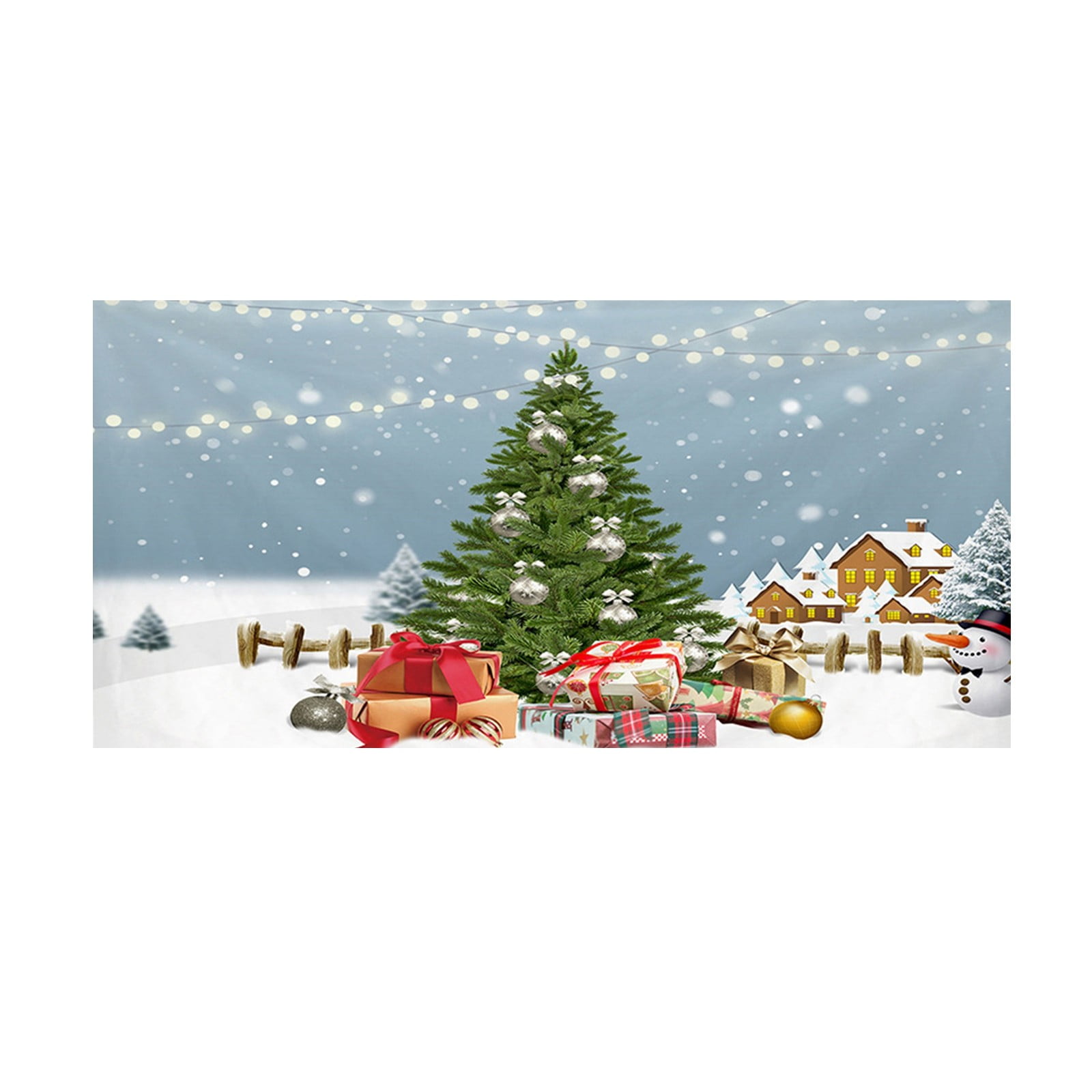 Clearance! Ynlkorvg Tapestry Tapestry Christmas Outdoor Garage Door