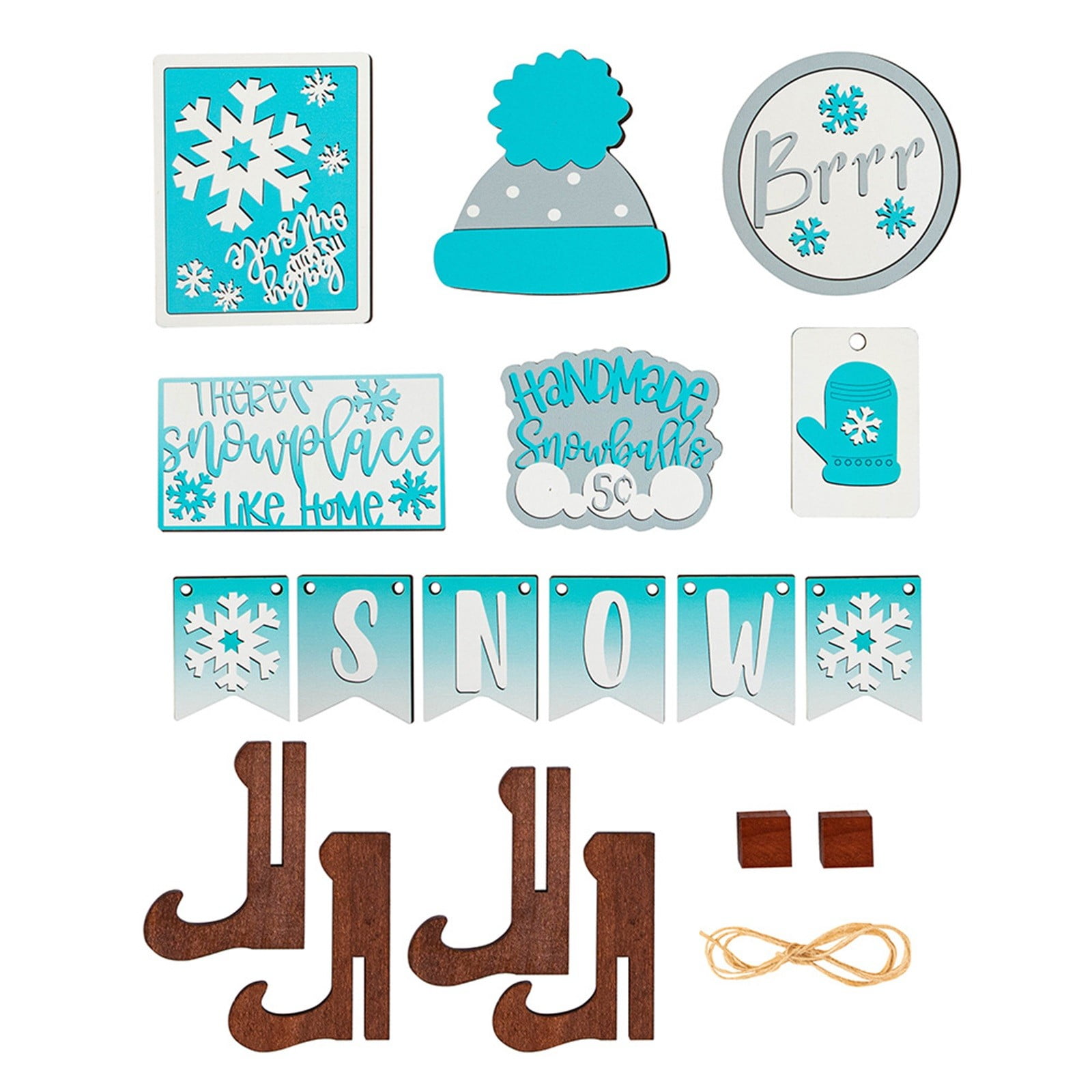 Clearance! Ynlkorvg Tray Ornament Home Tiered Tray Decor Set Rustic