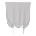 thumbnail image 1 of Ynlkorvg Window Curtains Curtain for Bathroom Kitchen Adjustable Balloon Roman Curtains for Small Window Room Darkening Shades Drapes Panel Rod Pocket Purple Home Essentials White, 1 of 9