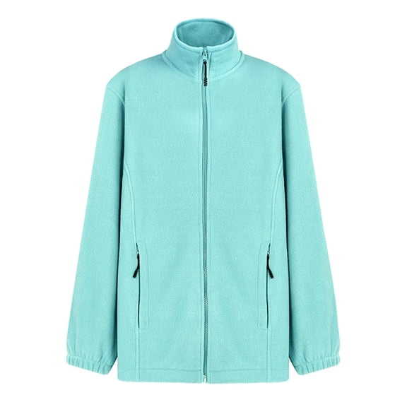 Clearance! Yoodem Winter Coats for Women's Autumn Winter Zipper Outdoor Sports Warm Jacket Long Sleeve Workout Tops for Women Sweatsuits for Women B 2XL