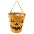 Food Storage Halloween Trick Or Bag Pumpkin Canvas
