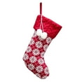 Clearance！ Gift Wrapping Paper Christmas Knitted Christmas Socks