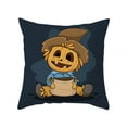 Pillow Case Happy Halloween Pumpkin Peach Skin