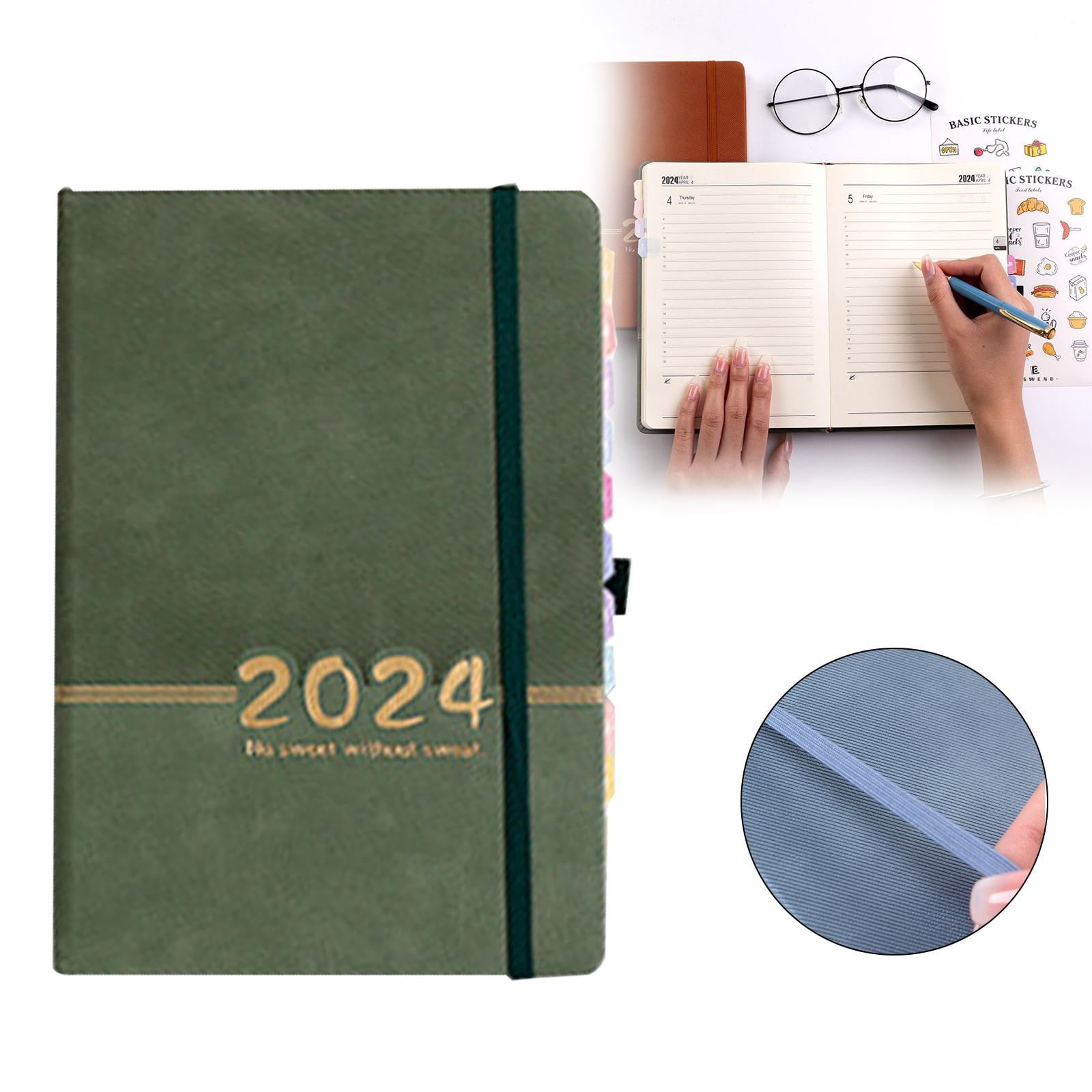 Clearance! Yueity Notebook for Recording 2024 Graph Paper Notebooks