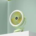 thumbnail image 1 of YZEGDCH Portable Fan Versatile Fan Personal Desk Fan USB Rechargeable Fan with LED Light Clip Fan, 1 of 5
