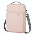 thumbnail image 1 of Clearance! Yxwen Student Crossbody Handbag Pink 13.3 Inch Portable Tablet Case Storage Laptop Shoulder Bag for Tab Student Business Messenge Crossbody Handbag, 1 of 6
