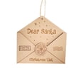 Clearance!ZBBMUYHGSA 1X Pendant,Hangs 3D Letter To Santa Hanging