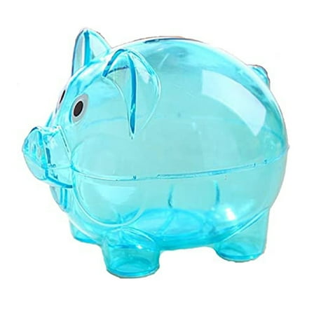 Clearance!ZBBMUYHGSA 1X Piggy Bank,Desktop Ornament -Piggy Bankbank For Kids - Colorful Transparent Money Saving Box - Boys Girls Cu
