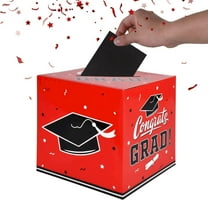 Clearance ZORJOFINE Graduation Gift Box Graduation Decorations Graduation Box Graduation Card Box Holder 2025 Graduation Decorations Clearance Sales Red C